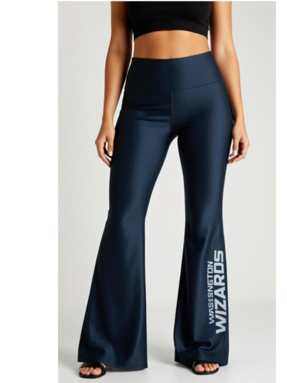 Lululemon Flare Legging, Size 8-10, Bluish/grey, Washington Wizards (J13) NWOT